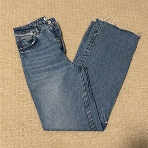 Zara flared wide-leg jeans size 8.